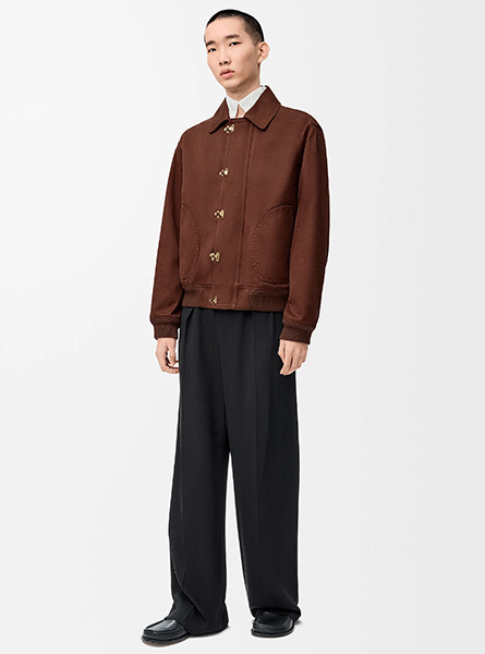 LOEWE高仿男装 | 罗意威A货服装  2025秋冬新款 棉质夹克