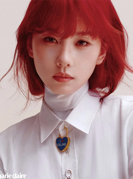 高仿CELINE皮带 VIVIENNE中号TAURILLON25毫米皮带 刘诗诗 x 嘉人 10月刊封面大片