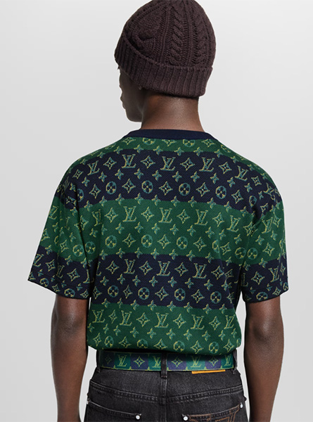 LV高仿男装 | 路易威登 A货服装  2025秋冬LV新款 MONOGRAM 短袖圆领衫