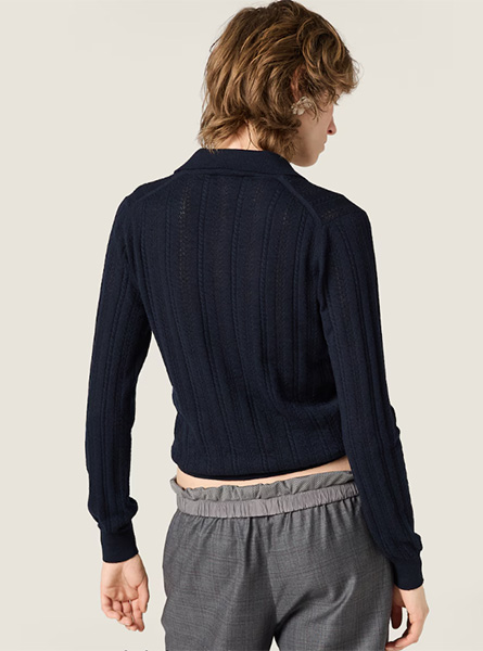 MIUMIU高仿女装 | 缪缪A货服装  2025秋冬MIUMIU新款 开襟羊绒开衫