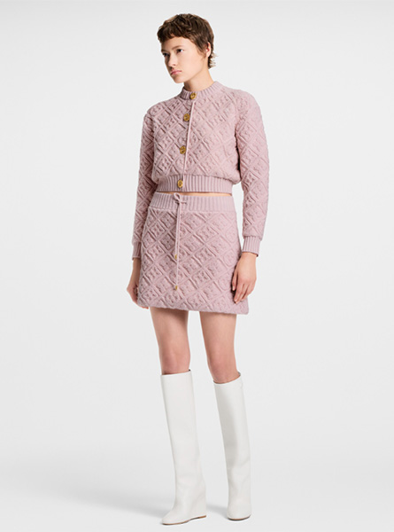 LV高仿女装 | 路易威登 A货服装  2025秋冬LV新款 MONOGRAM 毛巾布开衫