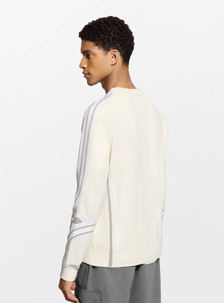 LV高仿男装 | 路易威登 A货服装  2025秋冬LV新款 针织圆领衫