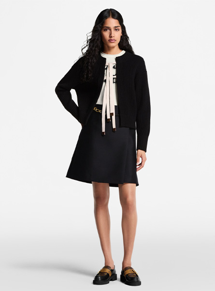 LV高仿女装 | 路易威登 A货服装  2025秋冬LV新款 丝带元素开衫