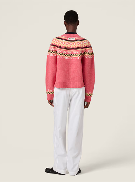 MIUMIU高仿女装 | 缪缪A货服装  2025秋冬MIUMIU新款 羊毛开衫