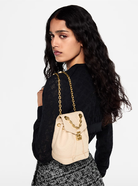 高仿LV包包 | A货LV女包 2025秋冬LV新款 奶白色NANO NOÉ 双肩包 M25819