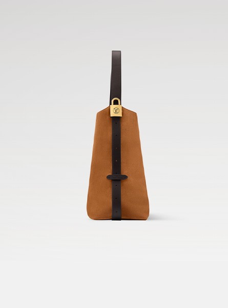 高仿LV包包 | A货LV女包 2025秋冬LV新款 棕色HOBO 中号手袋 M25516