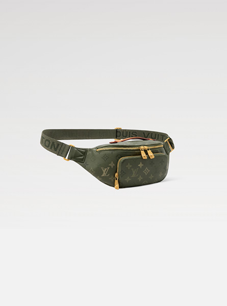 高仿LV包包 | A货LV男包 2025秋冬LV新款 绿色 RUSH 腰包 M26933