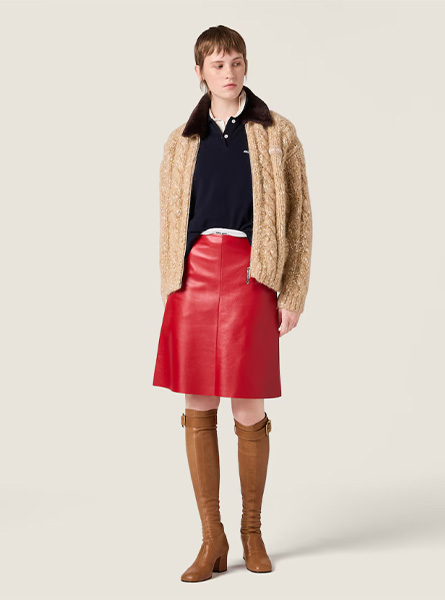 MIUMIU高仿女装 | 缪缪A货服装  2025秋冬MIUMIU新款 羊绒开衫