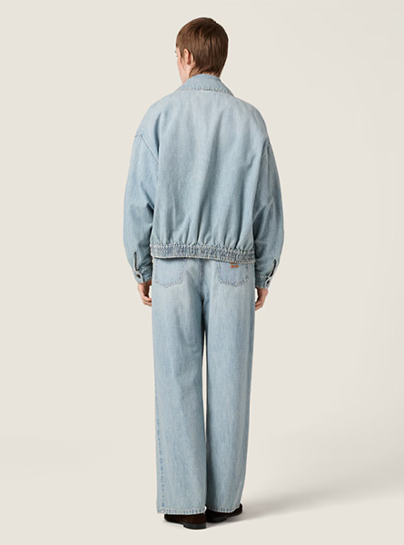 MIUMIU高仿女装 | 缪缪A货服装  2025秋冬MIUMIU新款 钱布雷夹克