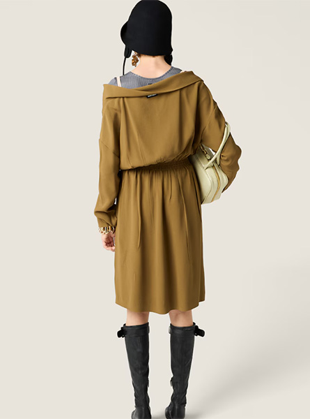 MIUMIU高仿女装 | 缪缪A货服装  2025秋冬MIUMIU新款 Sablé连衣裙