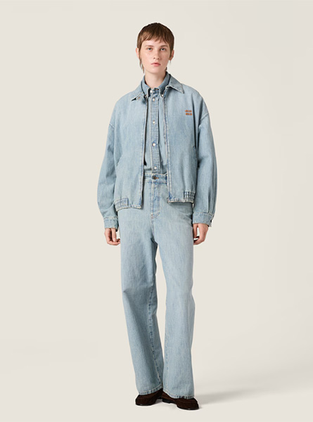 MIUMIU高仿女装 | 缪缪A货服装  2025秋冬MIUMIU新款 钱布雷夹克