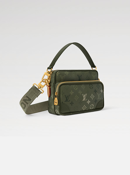 高仿LV包包 | A货LV男包 2025秋冬LV新款 绿色 NIL 手袋 M27095