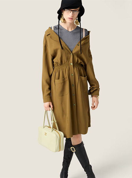 MIUMIU高仿女装 | 缪缪A货服装  2025秋冬MIUMIU新款 Sablé连衣裙