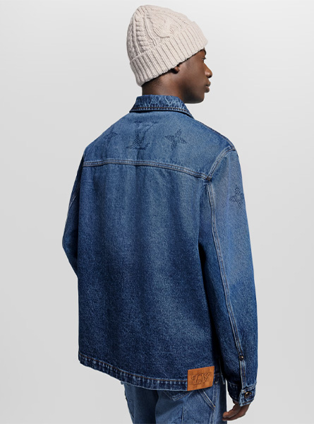 LV高仿男装 | 路易威登 A货服装  2025秋冬LV新款 MONOGRAM 牛仔工装夹克式衬衫