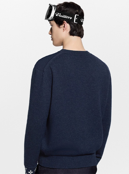 LV高仿男装 | 路易威登 A货服装  2025秋冬LV新款 山羊绒套头衫