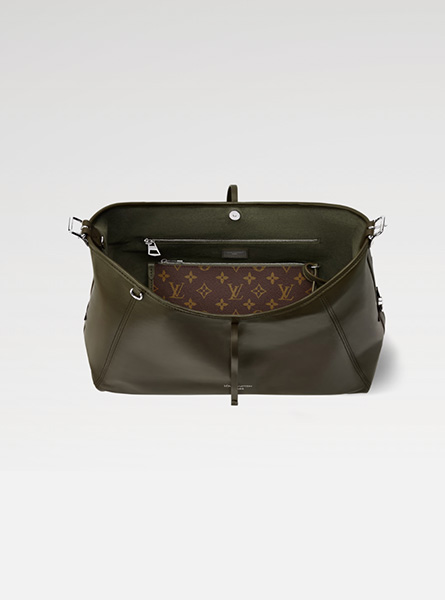 高仿LV包包 | A货LV女包 2025秋冬LV新款 卡其绿CARRYALL VIBE 中号手袋 M14268