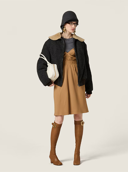 MIUMIU高仿女装 | 缪缪A货服装  2025秋冬MIUMIU新款 Sablé连衣裙