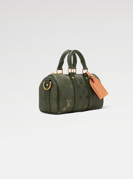 高仿LV包包 | A货LV男包 2025秋冬LV新款 绿色 KEEPALL BANDOULIÈRE 25 手袋 M26930