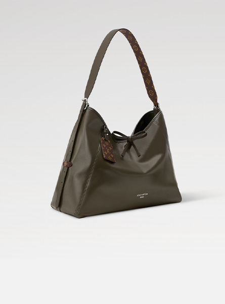 高仿LV包包 | A货LV女包 2025秋冬LV新款 卡其绿CARRYALL VIBE 中号手袋 M14268