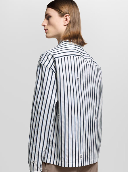 LV高仿男装 | 路易威登 A货服装  2025秋冬LV新款 长袖拉链衬衫