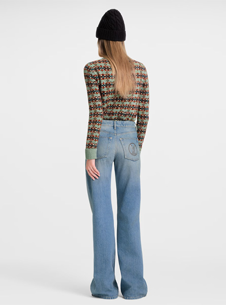 LV高仿女装 | 路易威登 A货服装  2025秋冬LV新款 牛仔长裤