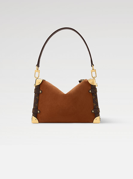 高仿LV包包 | A货LV女包 2025秋冬LV新款 棕色SIDE TRUNK 中号手袋 软盒子 M15072