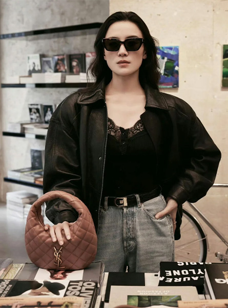 高仿YSL包包 ICARINO绗缝纳帕皮革手袋 宋佳同款包包