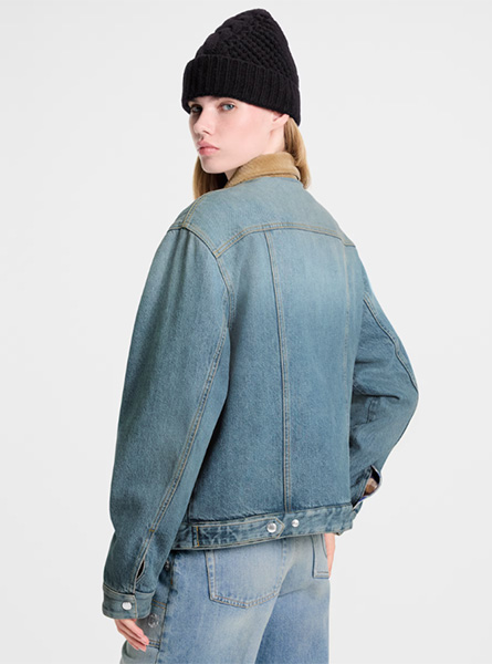 LV高仿女装 | 路易威登 A货服装  2025秋冬LV新款 双面牛仔夹克