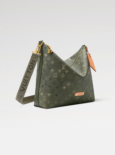 高仿LV包包 | A货LV男包 2025秋冬LV新款 绿色 VAGABOND HOBO 手袋 M27181