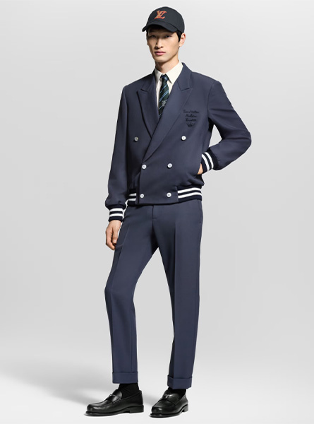 LV高仿男装 | 路易威登 A货服装  2025秋冬LV新款 双排扣西装夹克