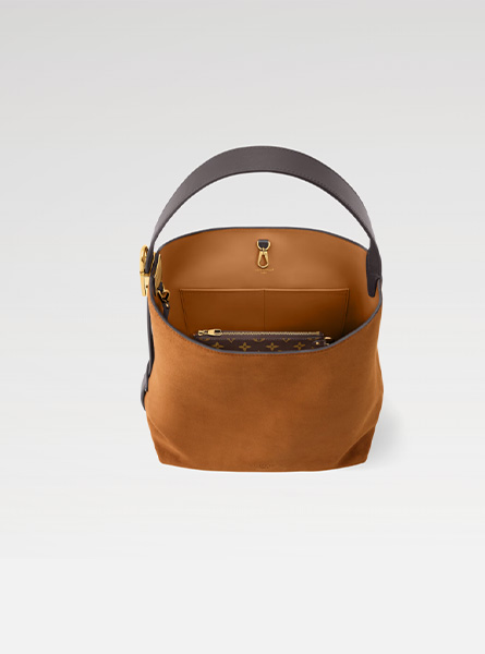 高仿LV包包 | A货LV女包 2025秋冬LV新款 棕色HOBO 中号手袋 M25516