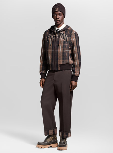 LV高仿男装 | 路易威登 A货服装  2025秋冬LV新款 连帽束腰夹克