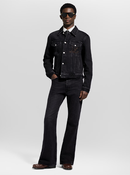 LV高仿男装 | 路易威登 A货服装 2025秋冬LV新款 LV 牛仔卡车夹克