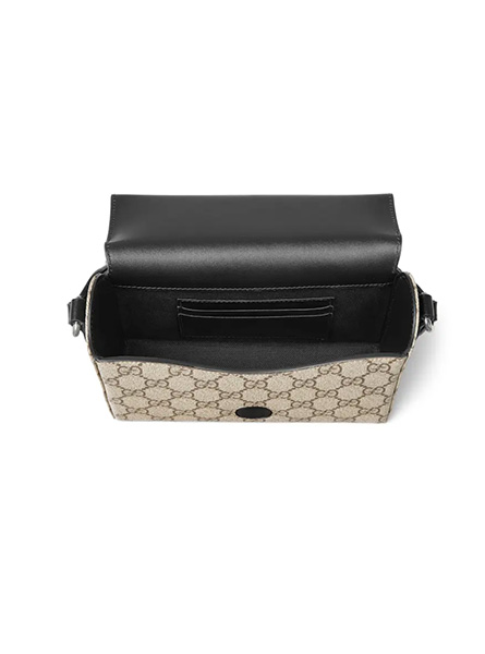 高仿GUCCI包包 | A货古驰男包 2025秋冬GUCCI新款 米色 Gucci Horsebit 1955系列迷你手袋