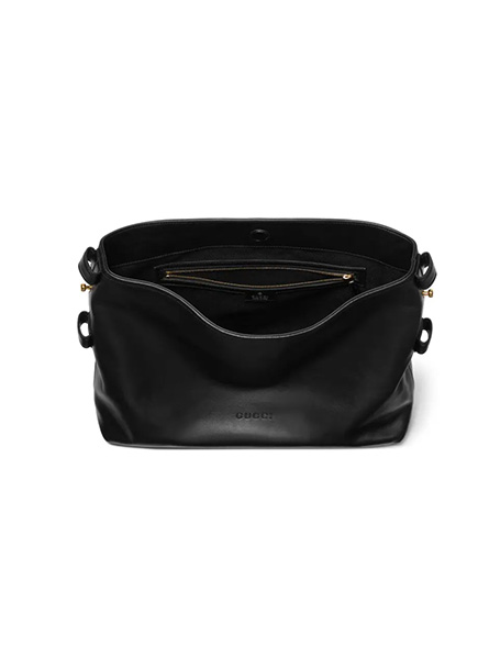 高仿GUCCI包包 | A货古驰女包 2025秋冬GUCCI新款 黑色 Gucci Beatrix系列中号托特包