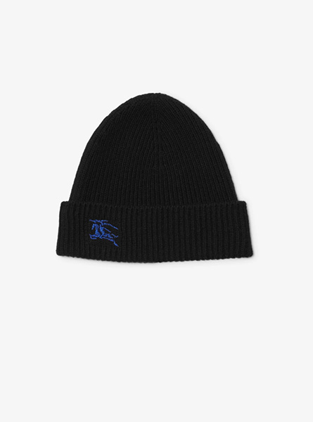 高仿巴宝莉帽子 罗纹针织羊绒帽 吴磊机场私服穿搭