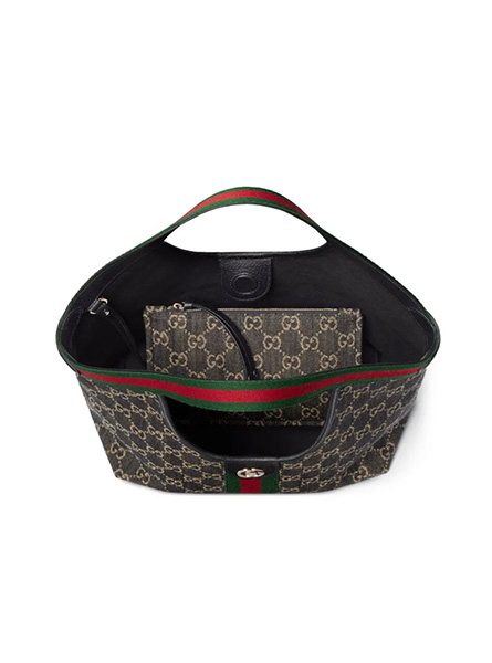 高仿GUCCI包包 | A货古驰女包 2025秋冬GUCCI新款 黑色 Gucci Giglio系列小号托特包