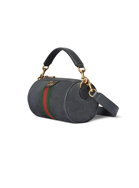 高仿GUCCI包包 | A货古驰男包 2025秋冬GUCCI新款 深灰色 Ophidia系列迷你手袋