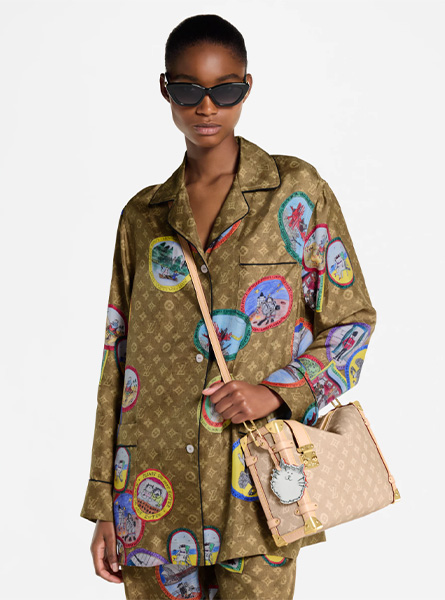 高仿LV包包 | A货LV女包 2025秋冬LV新款 沙色 SIDE TRUNK 大号手袋 软盒子 M15154