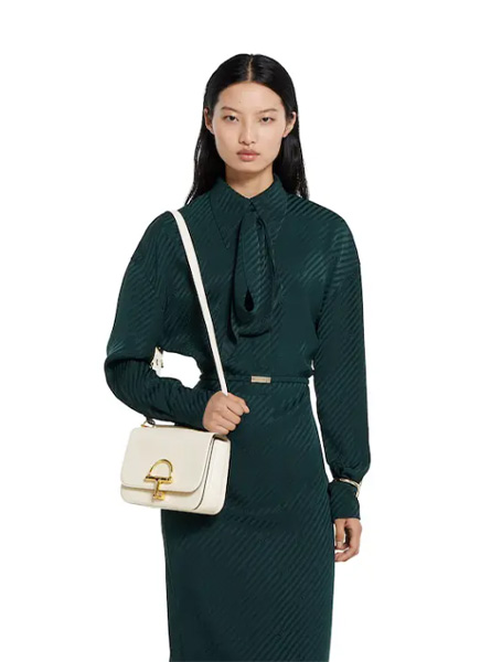 高仿GUCCI包包 | A货古驰女包 2025秋冬GUCCI新款 象牙白色 Gucci Siena系列小号肩背包