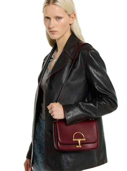 高仿GUCCI包包 | A货古驰女包 2025秋冬GUCCI新款 安可拉红 Gucci Siena系列小号肩背包