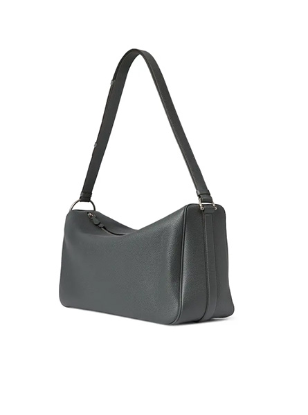 高仿GUCCI包包 | A货古驰男包 2025秋冬GUCCI新款 灰色 Gucci Half Horsebit系列斜挎包