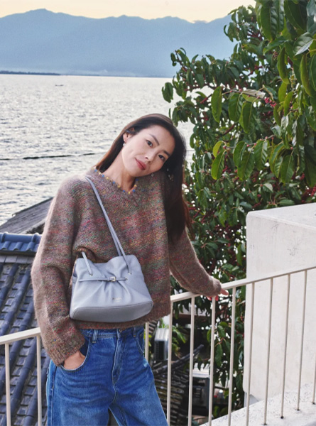 高仿PRADA包包 Prada Dada 小号Nappa皮革手袋 刘雯同款包包