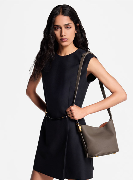 高仿LV包包 | A货LV女包 2025秋冬LV新款 烟色 ALL IN BB 手袋 水桶包 M25544