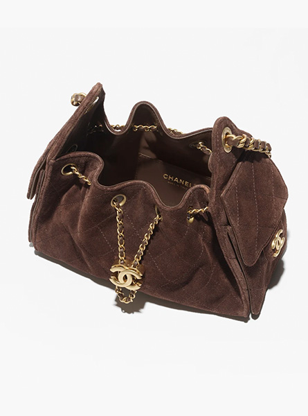高仿CHANEL包包 | A货香奈儿女包 2025/26早春度假系列 深棕色CHANEL 25迷你手袋
