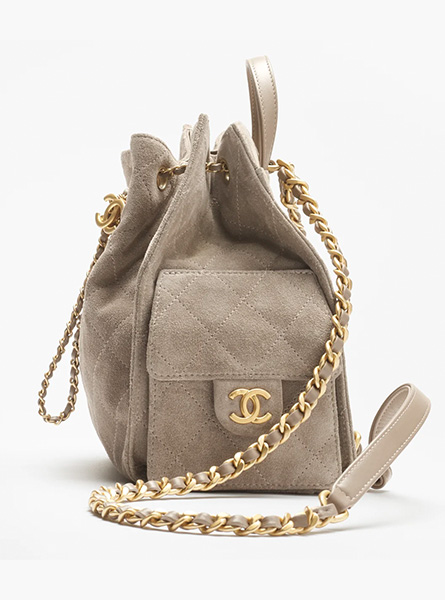 高仿CHANEL包包 | A货香奈儿女包 2025/26秋冬系列 深灰色CHANEL 25中号双肩背包