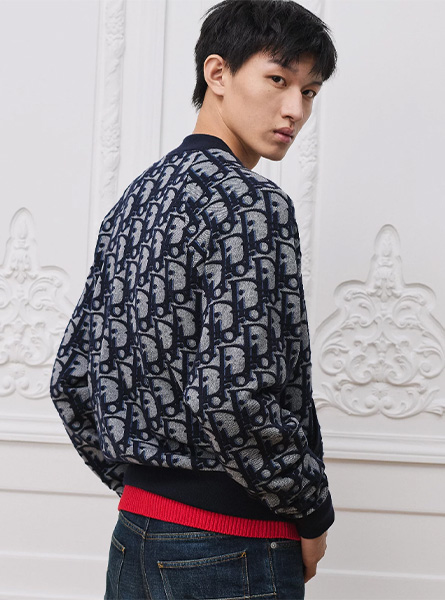 DIOR高仿男装 | 迪奥 A货服装  2026夏季DIOR新款 蓝色飞行员夹克