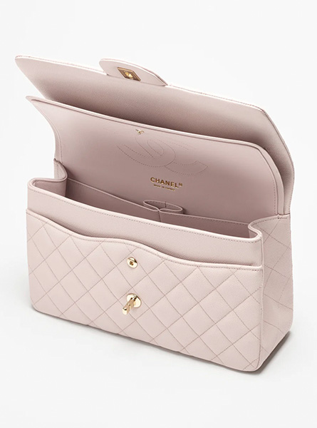 高仿CHANEL包包 | A货香奈儿女包 2025/26秋冬系列 淡粉色大号经典手袋
