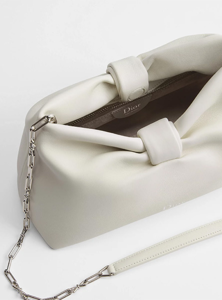 高仿DIOR包包 | A货迪奥女包 2026春夏DIOR新款 奶白色小号 Dior Bow 手袋