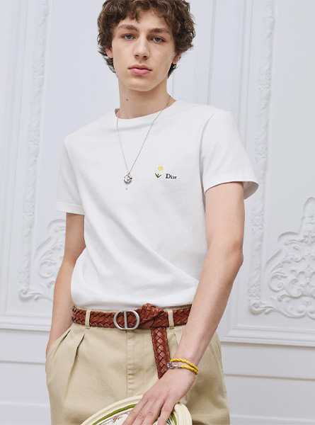 DIOR高仿男装 | 迪奥 A货服装  2026夏季DIOR新款 白色常规版型 T 恤